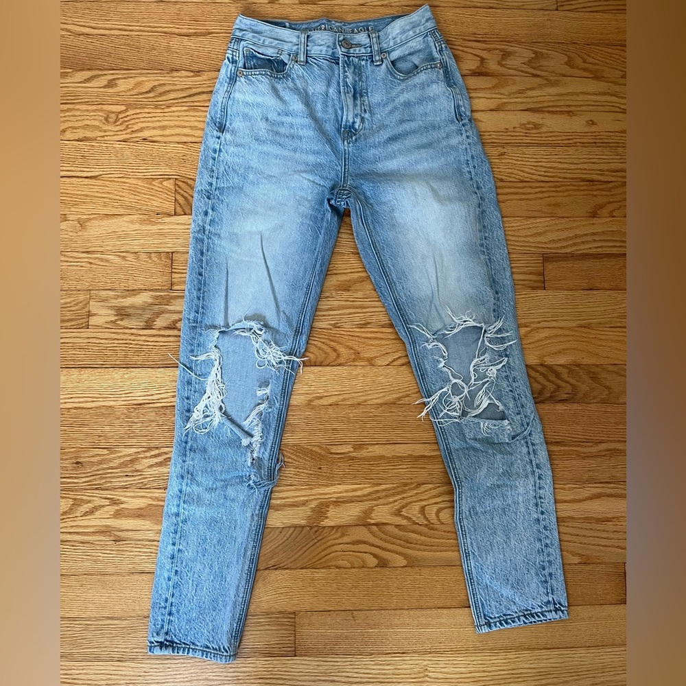 american eagle, light wash